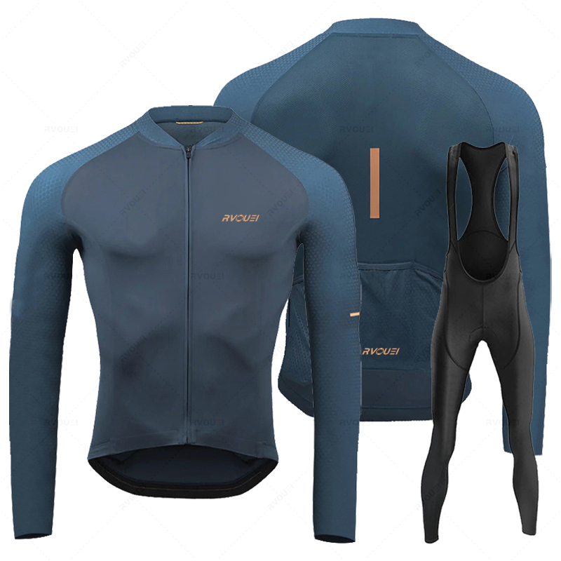 Cycling Community - Rvouei Breathable Long Sleeve Cycling Jersey
