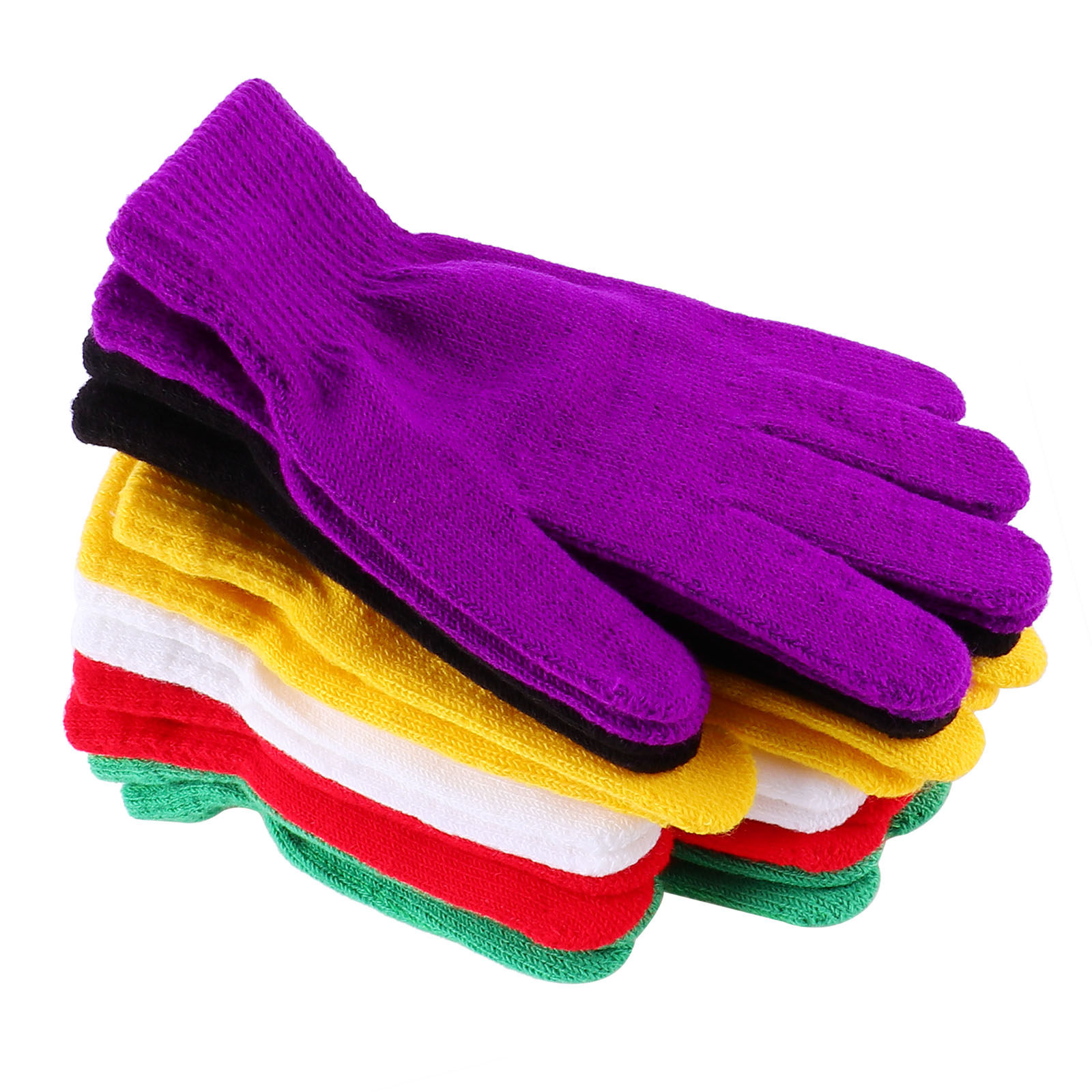 Winter Cycling Commute - 6Pairs Winter Warm Pure Color Cycling