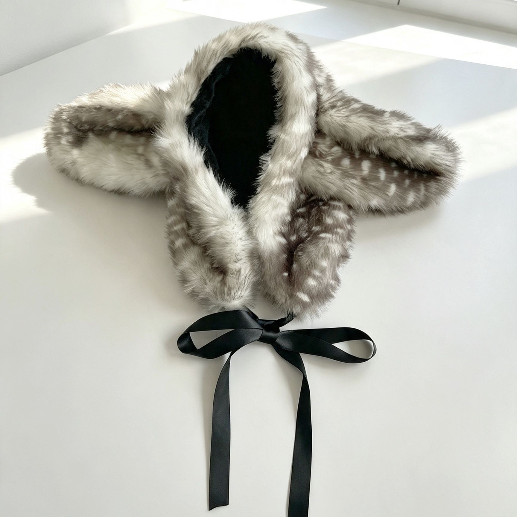 Winter Elk Print Plush Earmuff - огляд і ціна Winter Cycling Commute