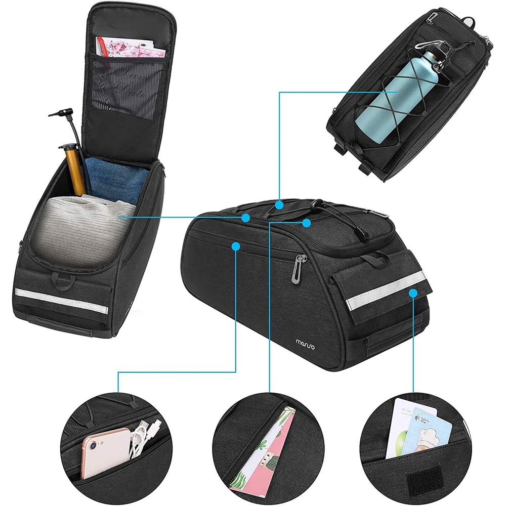 Bike Rack Bag Waterproof Trunk - огляд і ціна Panniers Waterproof Rear